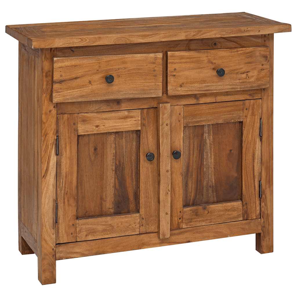 Credenza in Legno Massello di Mogano 75x30x65 cm - homemem39