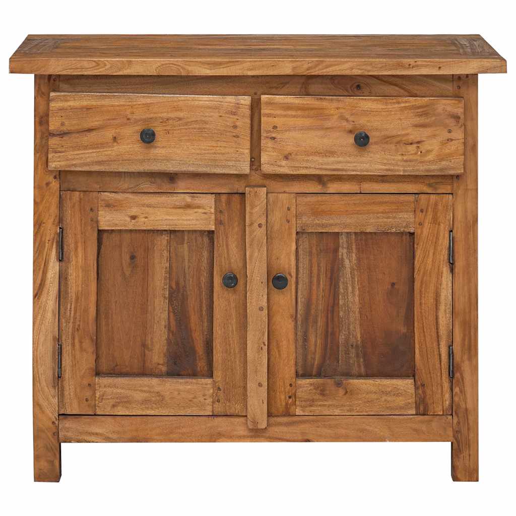 Credenza in Legno Massello di Mogano 75x30x65 cm - homemem39
