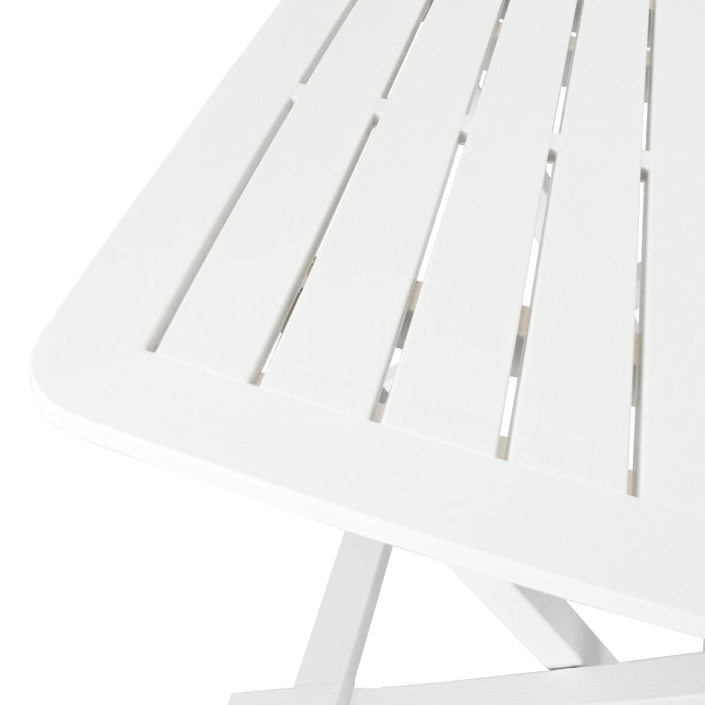 Set da Bistrot 3 pz in Plastica Bianco