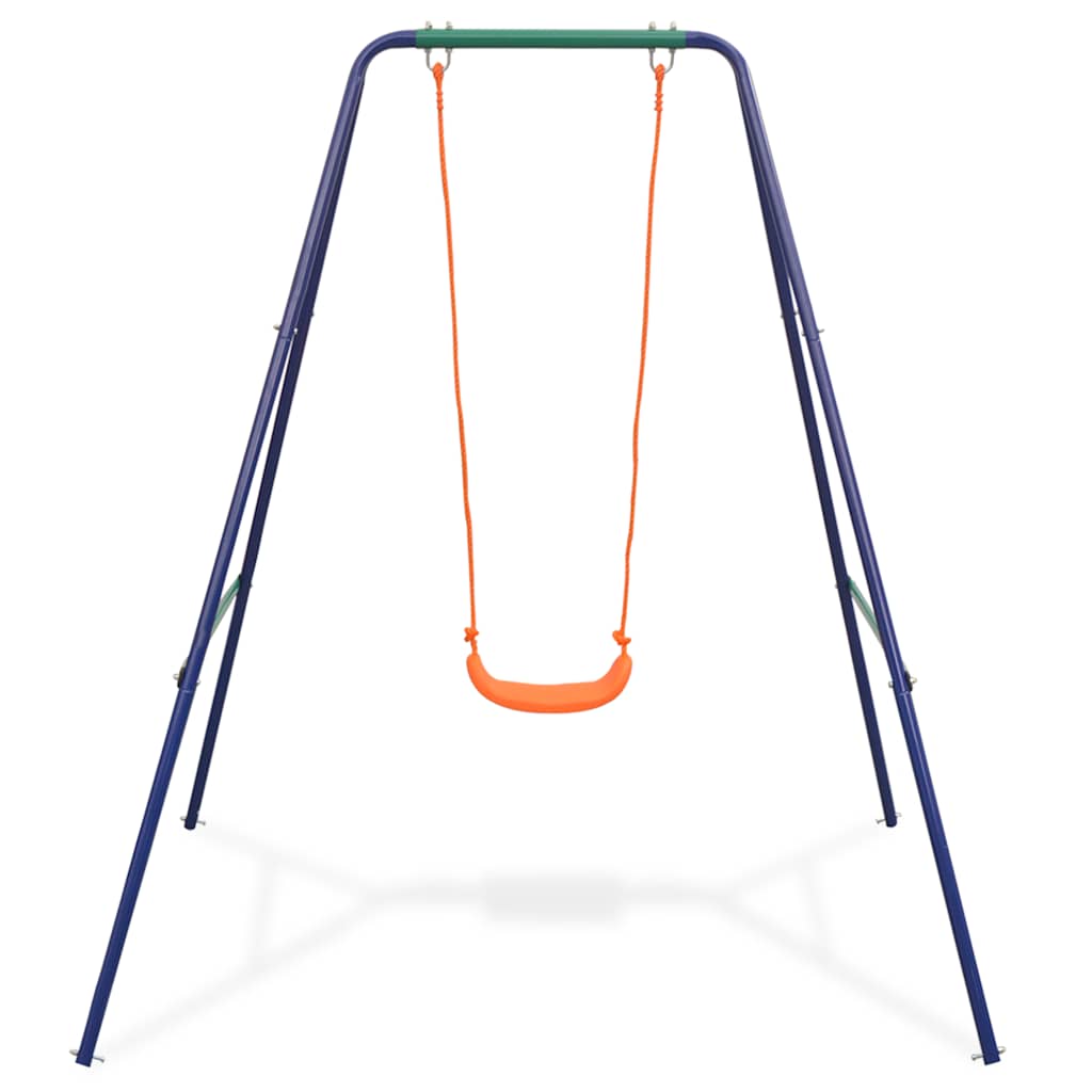 Altalena Singola e Altalena da Bimbi 2-in-1 Arancione - homemem39