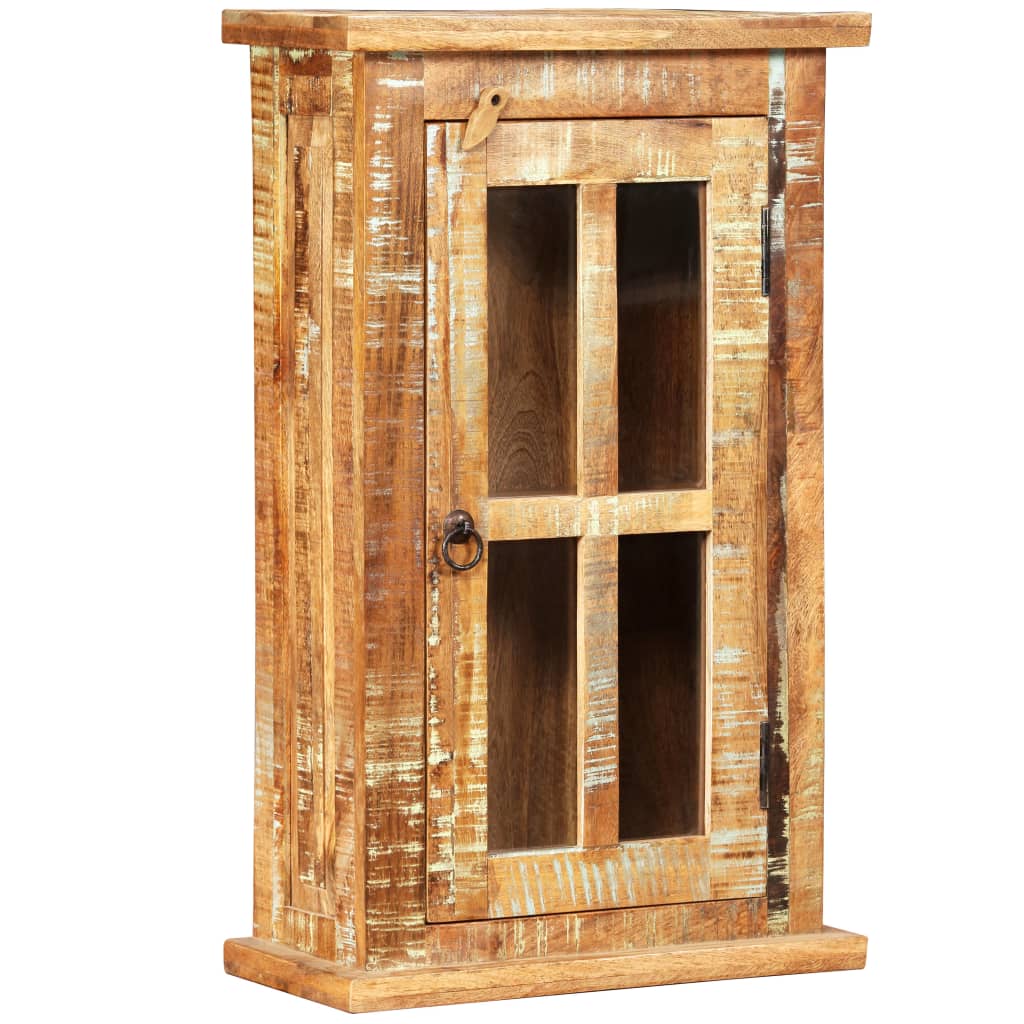 Armadietto a Muro in Legno Massello di Recupero 44x21x72 cm | homemem39