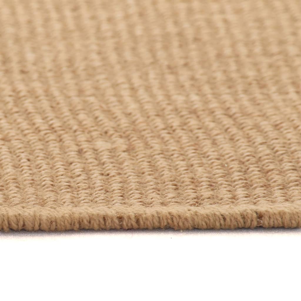 Tappeto di Iuta con Base in Lattice 80x160 cm Naturale - homemem39