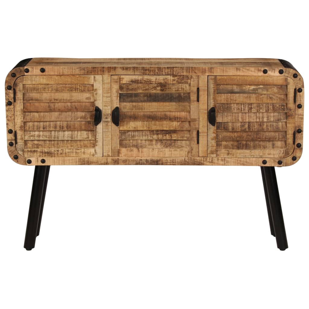 Credenza in Legno Massello di Mango 120x30x76 cm - homemem39