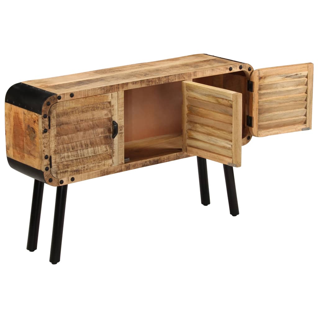 Credenza in Legno Massello di Mango 120x30x76 cm - homemem39