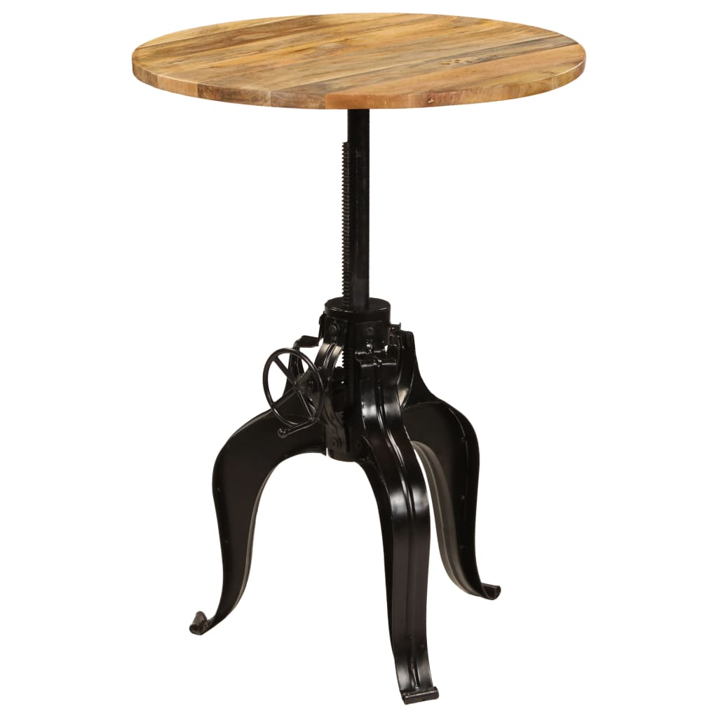 Tavolo da Bar in Legno Massello di Mango 75x(76-110) cm | homemem39