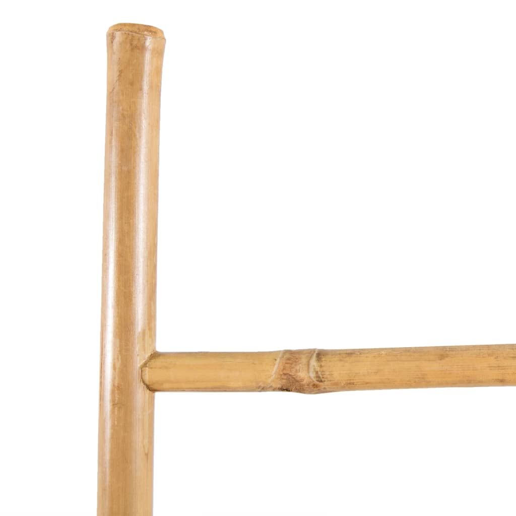 Scala Portasciugamani con 5 Pioli in Bambù 150 cm - homemem39