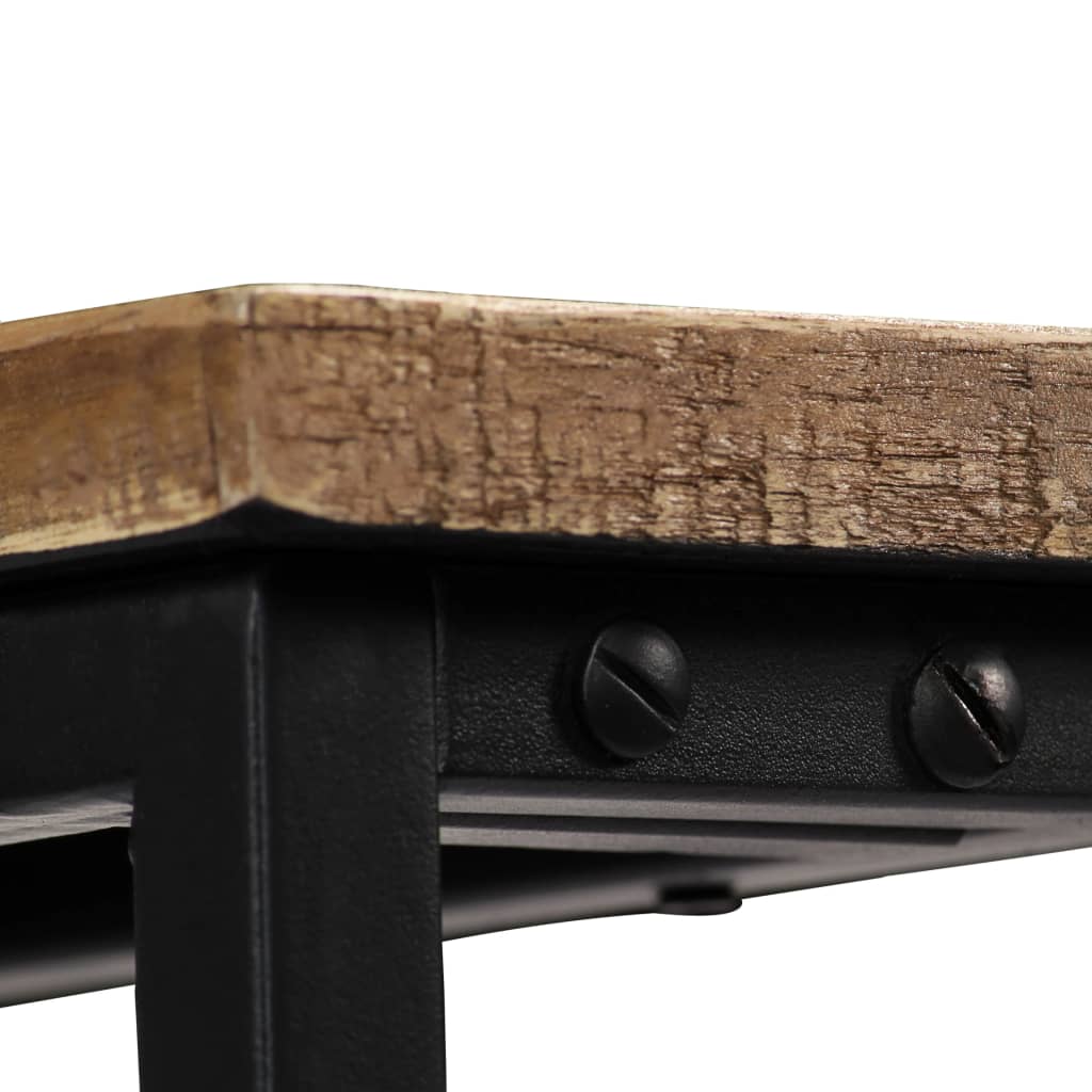 Console table in solid teak wood 90x30x76 cm