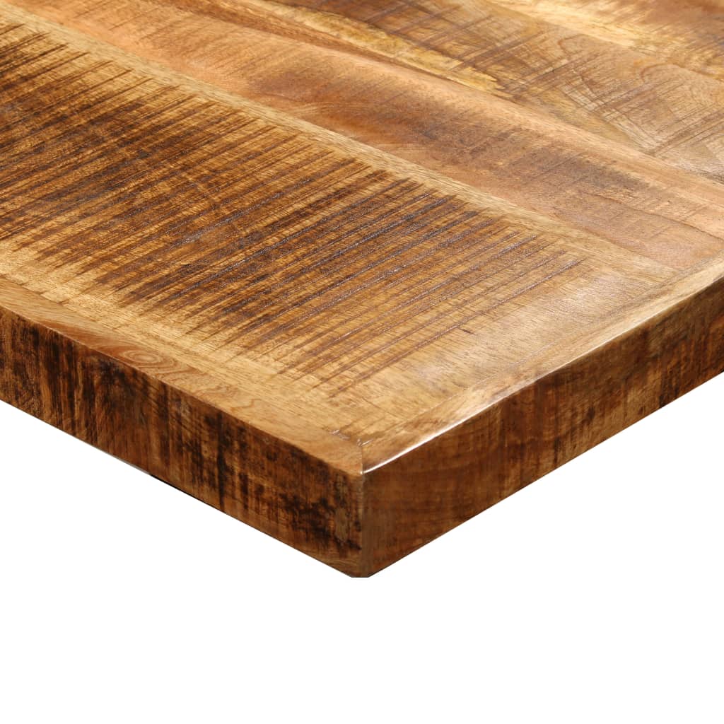 Tavolo da Pranzo in Legno Massello di Mango Grezzo 180 cm - homemem39