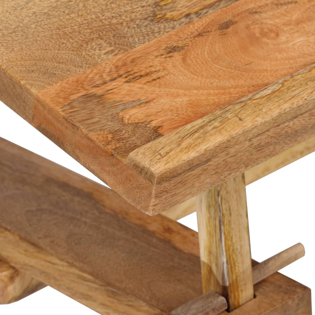 Tavolo da Disegno in Legno Massello di Mango 116x50x76 cm - homemem39