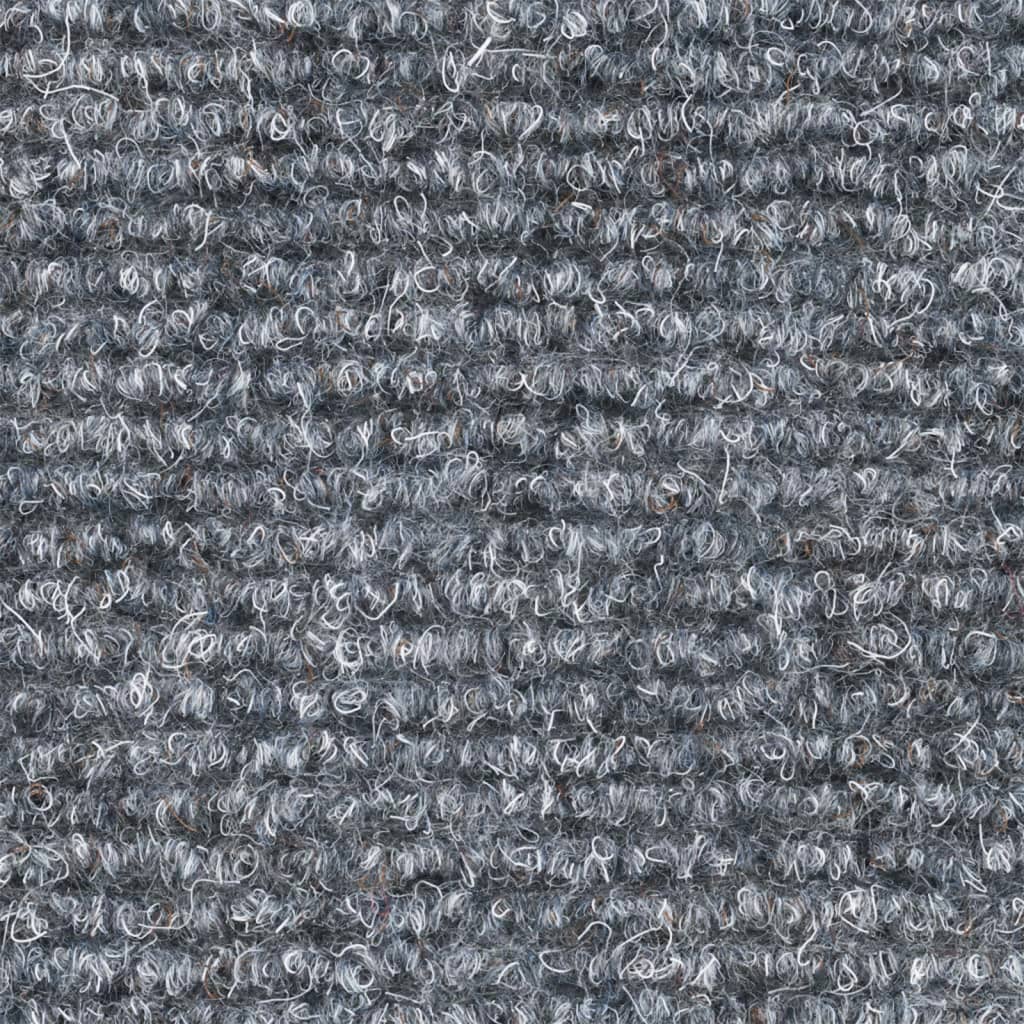 Tappetini per scale autoadesivi 15 pz 65x21x4 cm Grigio chiaro Semicircolari Grandi - homemem39