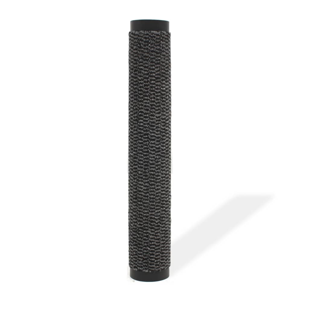 Tappeto Antipolvere Trapuntato Rettangolare 40x60cm Antracite - homemem39