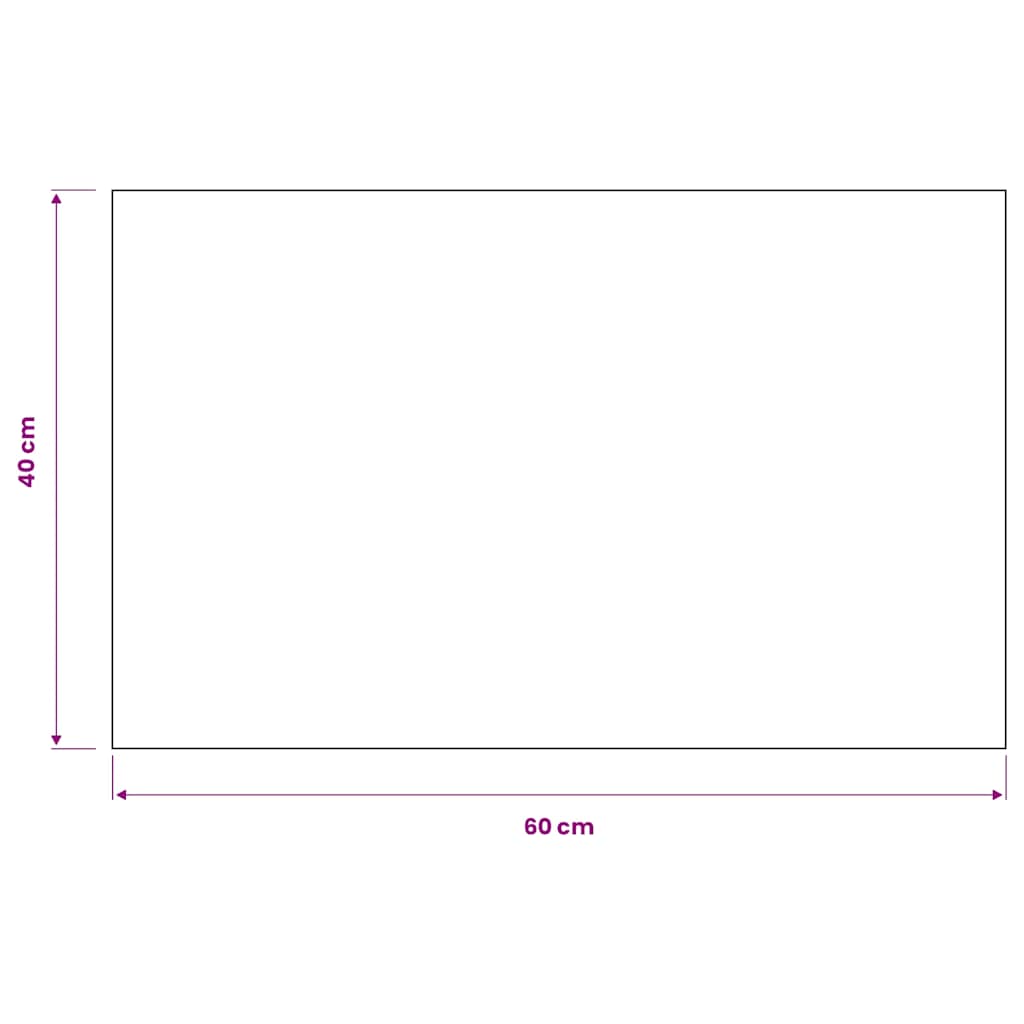 Tappeto Antipolvere Trapuntato Rettangolare 40x60cm Antracite | homemem39