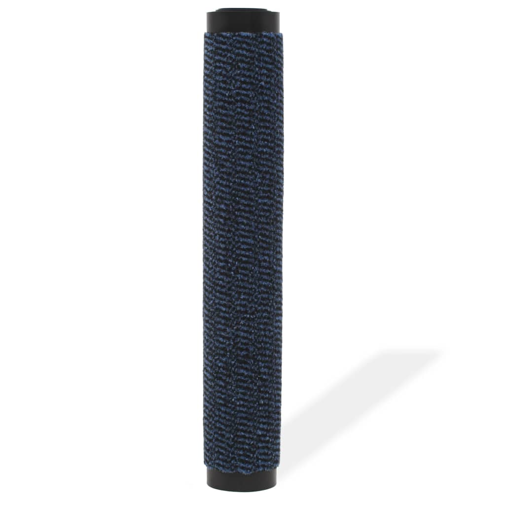 Tappeto Antipolvere Trapuntato Rettangolare 40x60cm Blu - homemem39