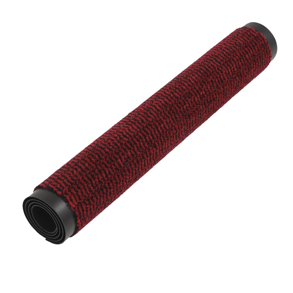 Tappeto Antipolvere Trapuntato Rettangolare 90x150cm Rosso | homemem39