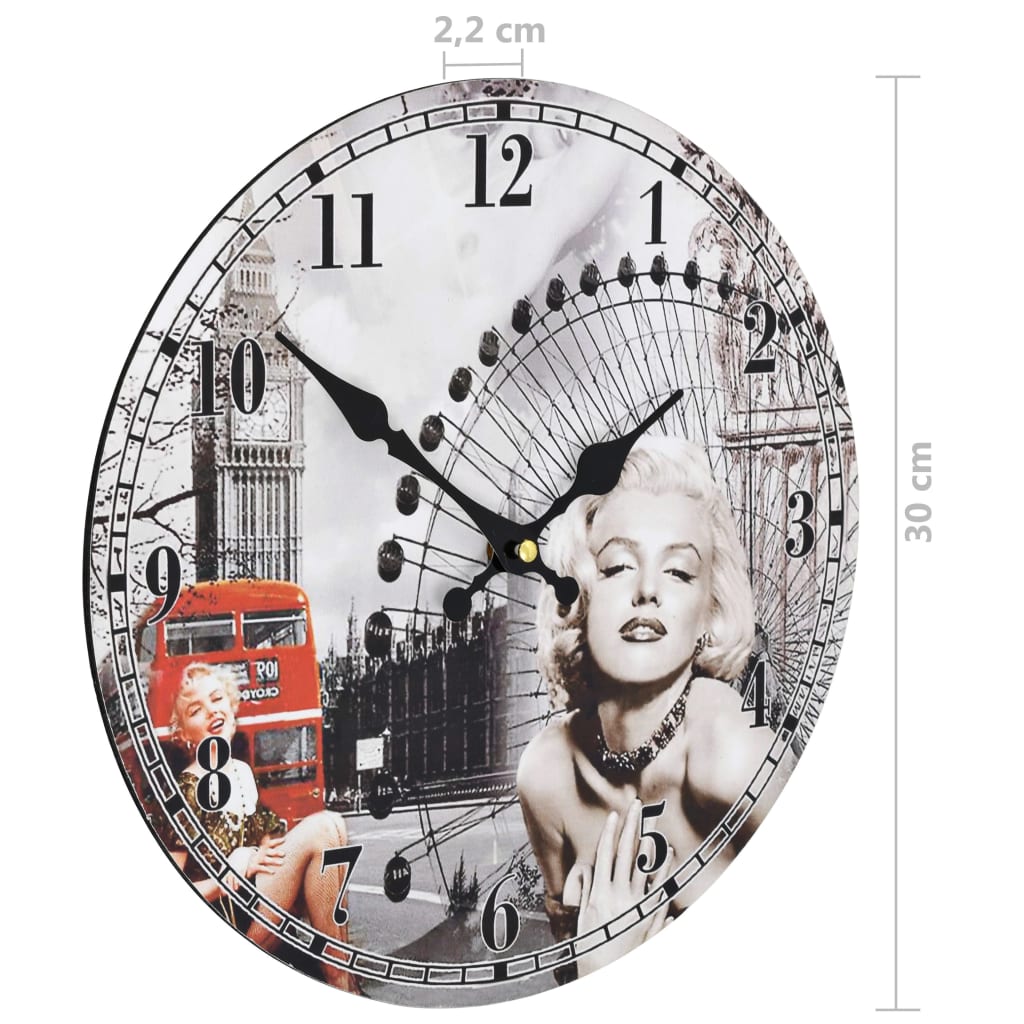 Orologio da Parete Vintage 30 cm | homemem39