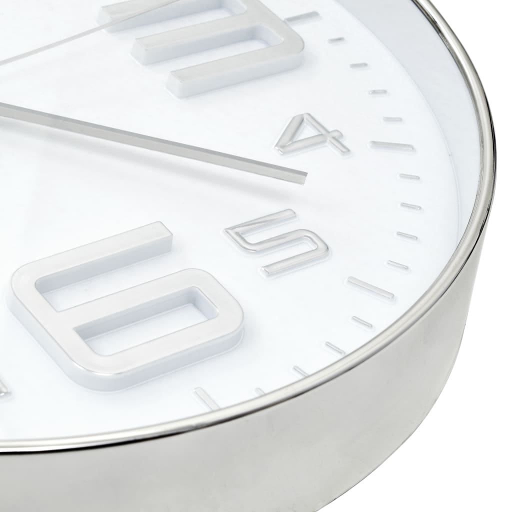Orologio da Parete 30 cm Argento - homemem39