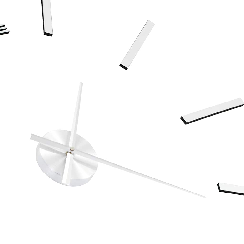 Orologio da Parete 3D in Stile Moderno 100cm XXL Argento - homemem39