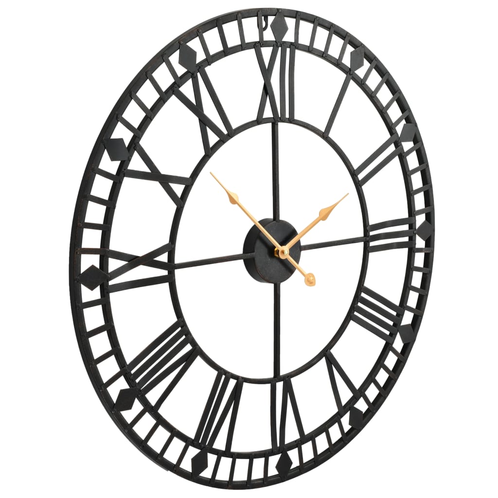 Orologio da Parete Vintage al Quarzo in Metallo 60 cm XXL - homemem39