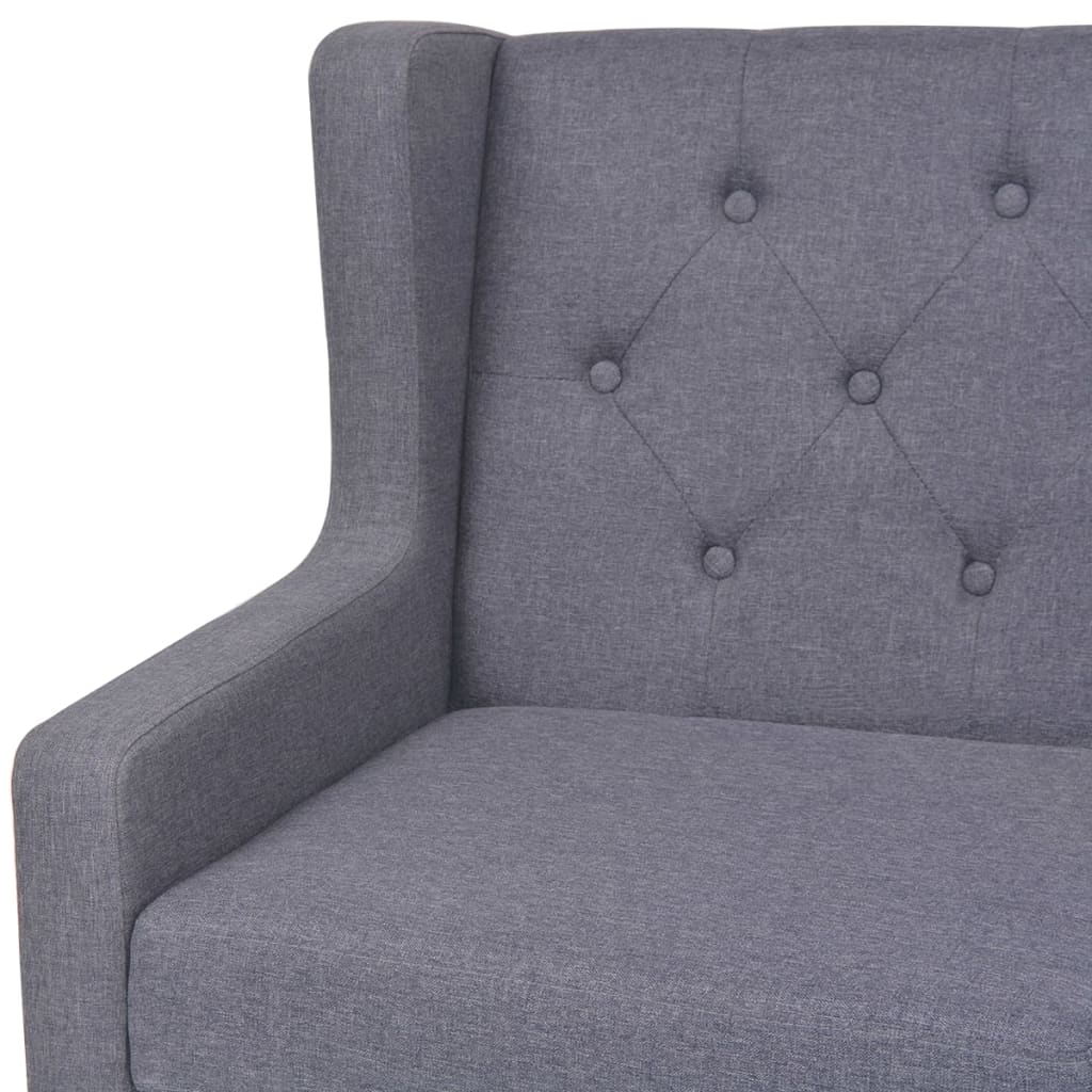 Set Divani 3 pz in Tessuto Grigio | homemem39