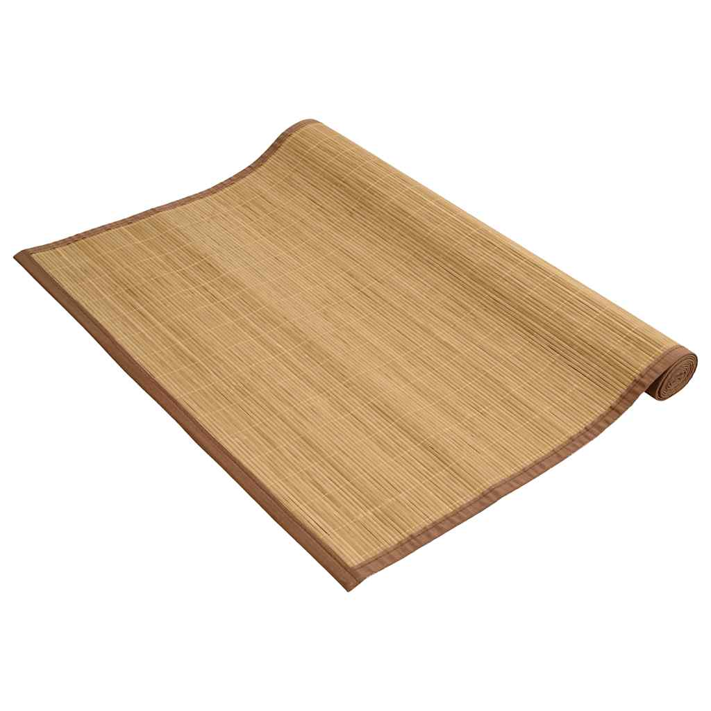Tappeto in Bambù 100x160 cm Marrone - homemem39