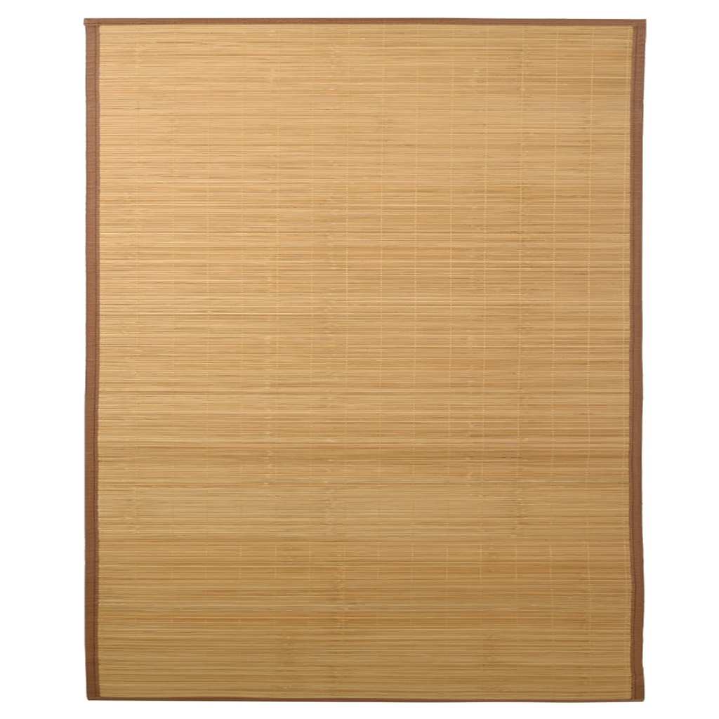 Tappeto in Bambù 160x230 cm Marrone - homemem39