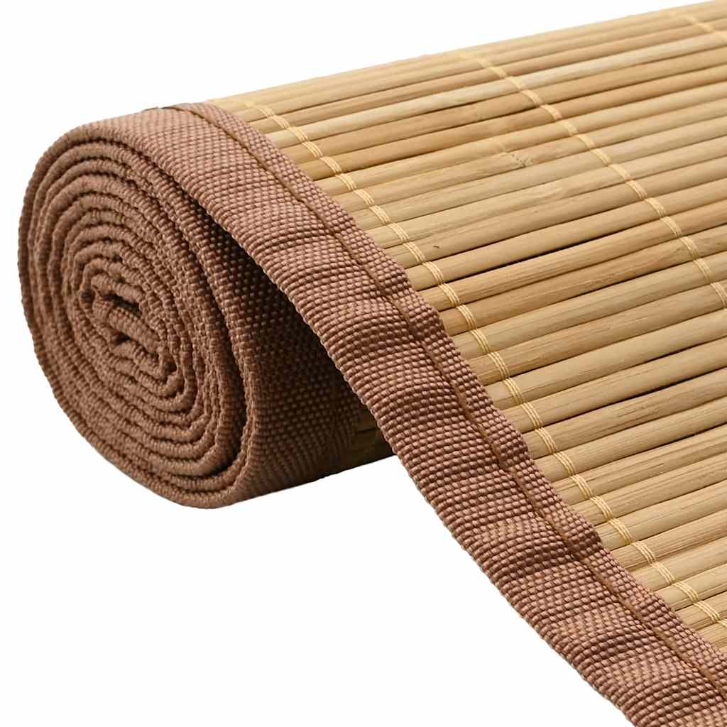 Tappeto in Bambù 160x230 cm Marrone - homemem39