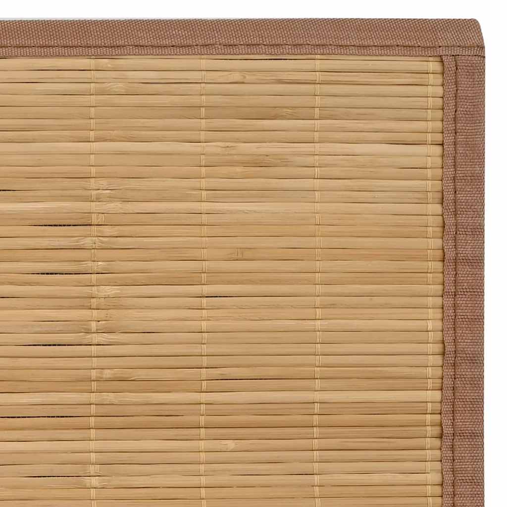 Tappeto in Bambù 160x230 cm Marrone - homemem39