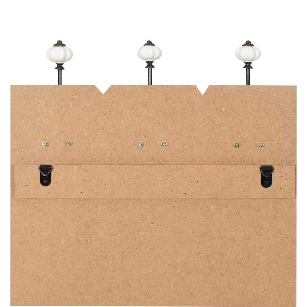 Appendiabiti da Parete con 6 Ganci HOME IS 120x40 cm - homemem39