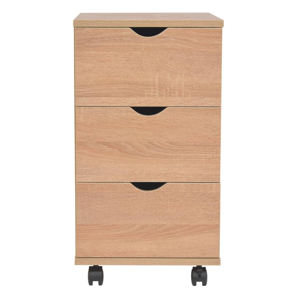 Cassettiera 33x45x60 cm Quercia - homemem39
