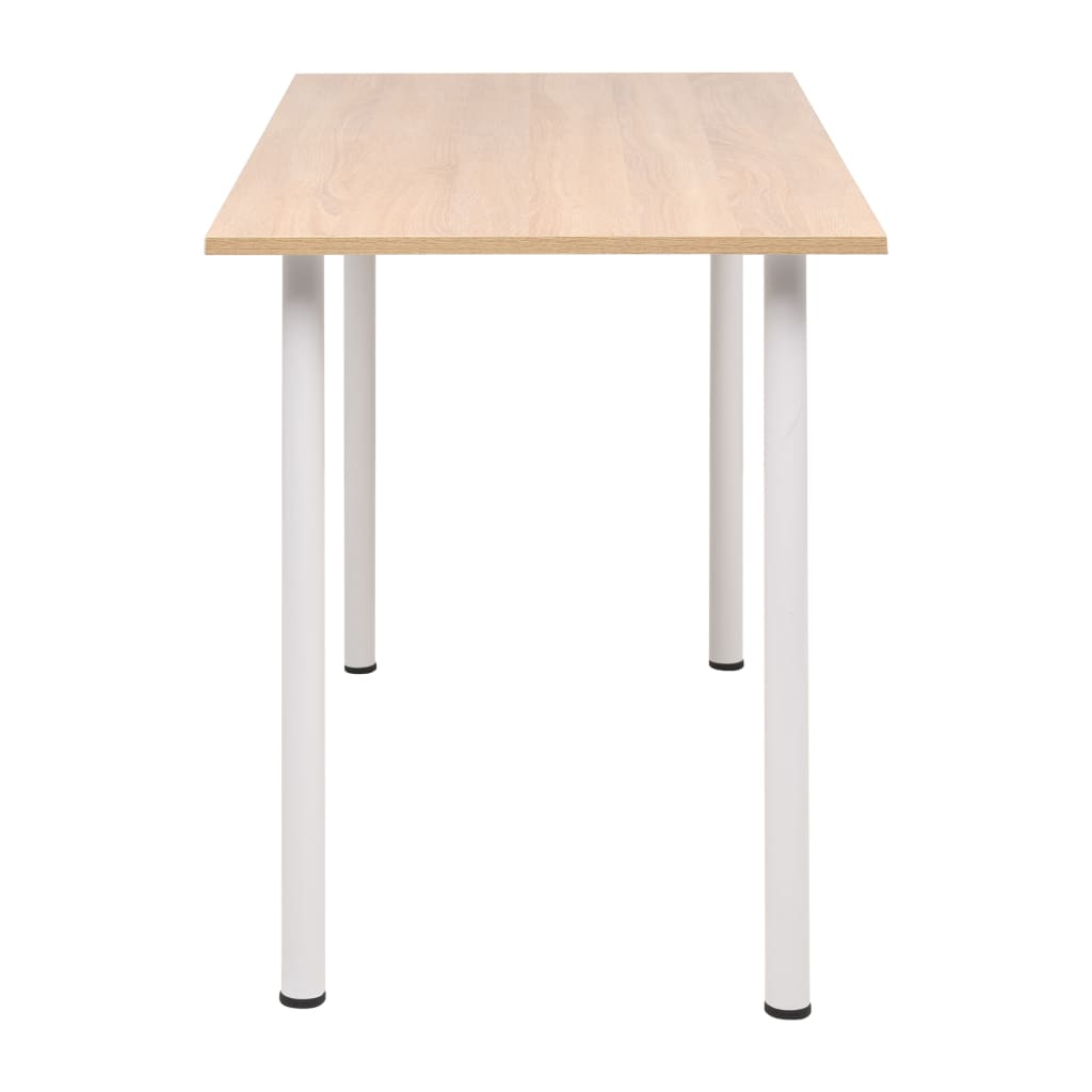 Tavolo da Pranzo 120x60x73 cm Rovere e Bianco - homemem39