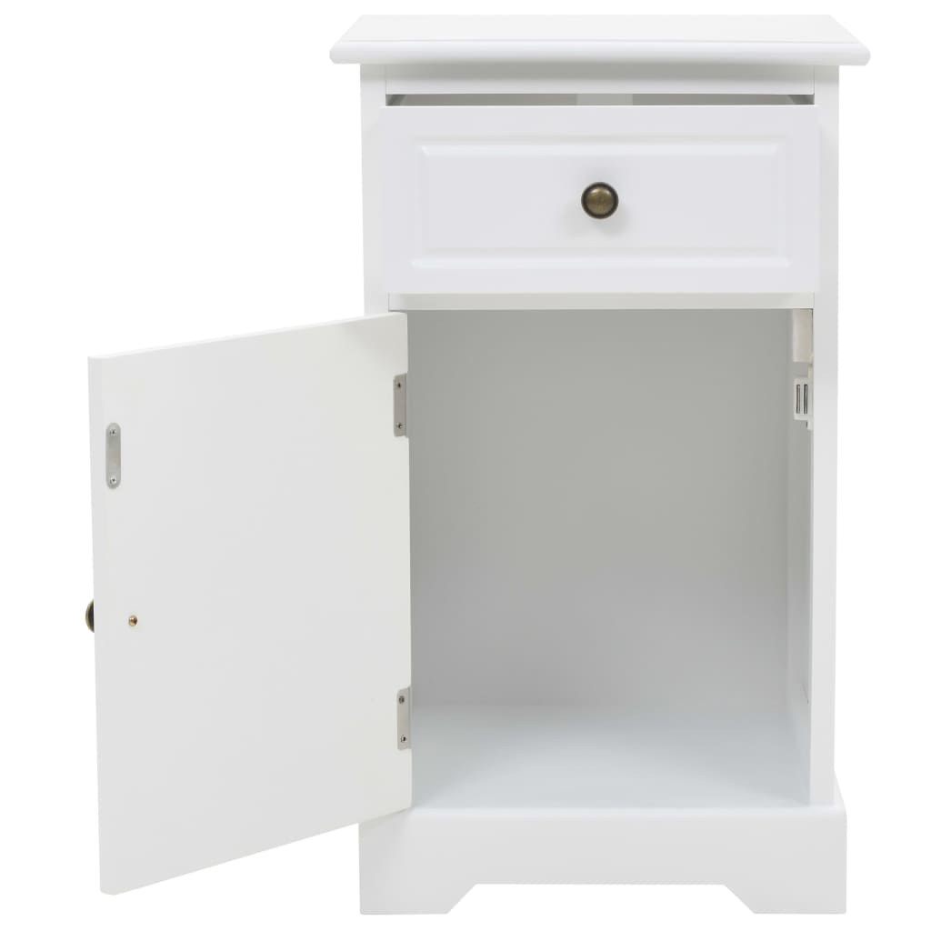 Comodino in MDF e Legno di Pino 35x32x59 cm - homemem39
