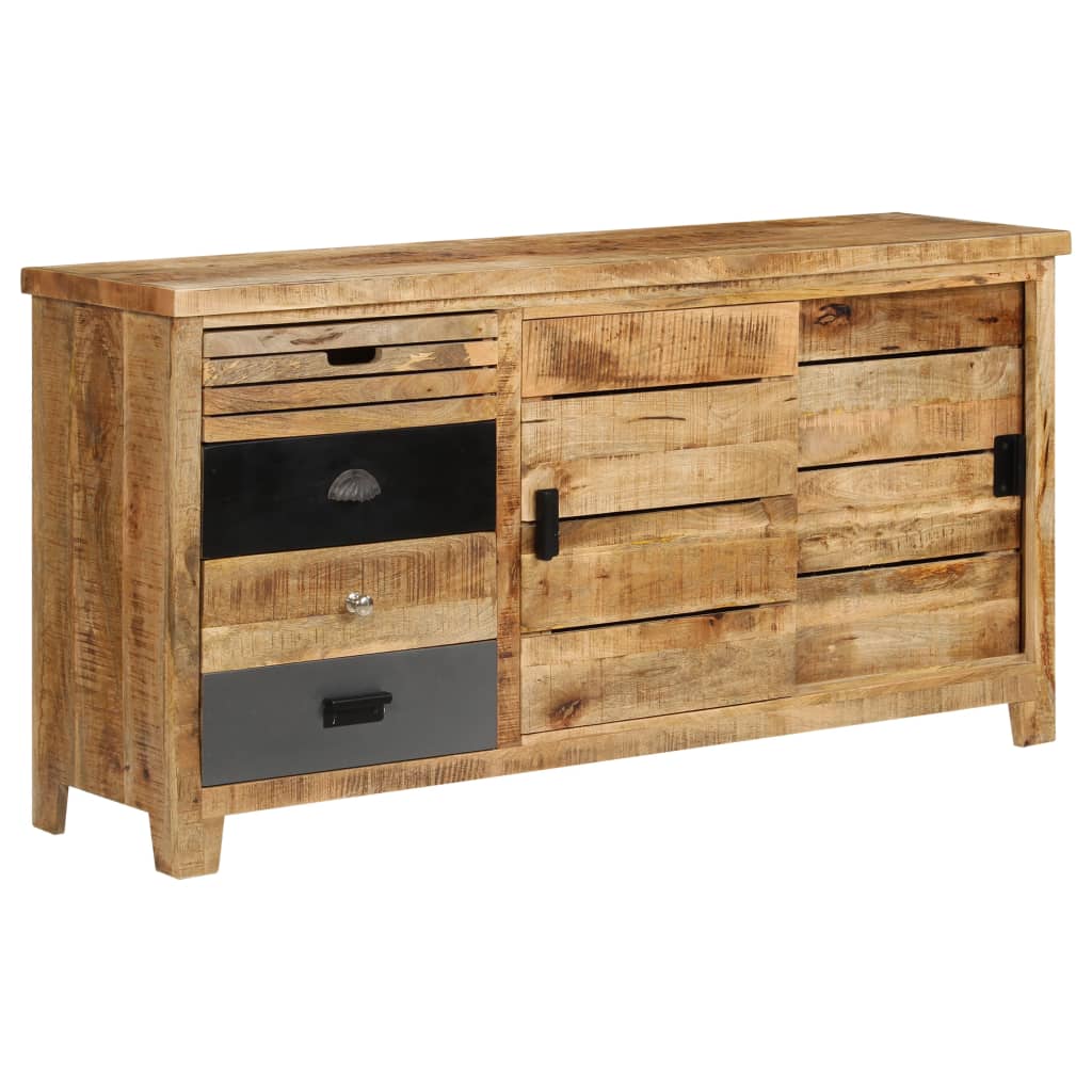 Credenza in Legno Massello di Mango 160x40x80 cm - homemem39