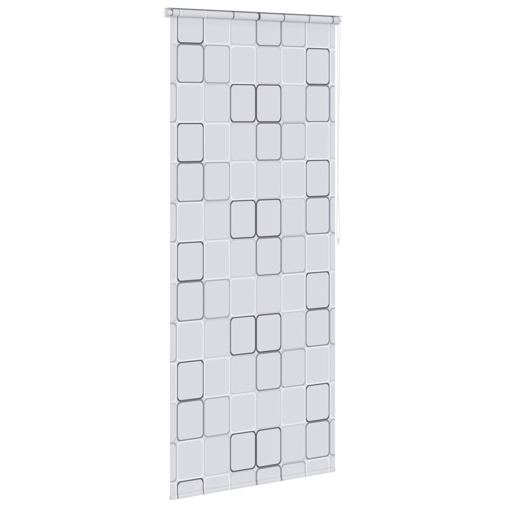 Tenda a Rullo per Doccia 120x240 cm Quadrati - homemem39