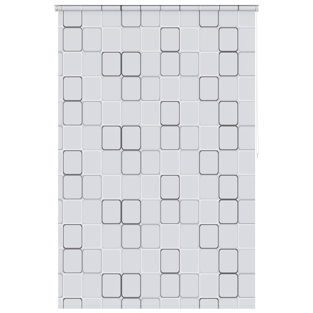 Tenda a Rullo per Doccia 140x240 cm Quadrati - homemem39