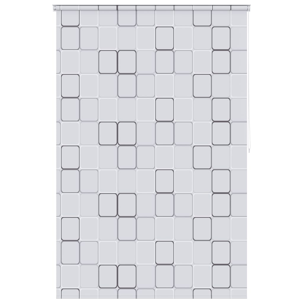 Tenda a Rullo per Doccia 160x240 cm Quadrati - homemem39