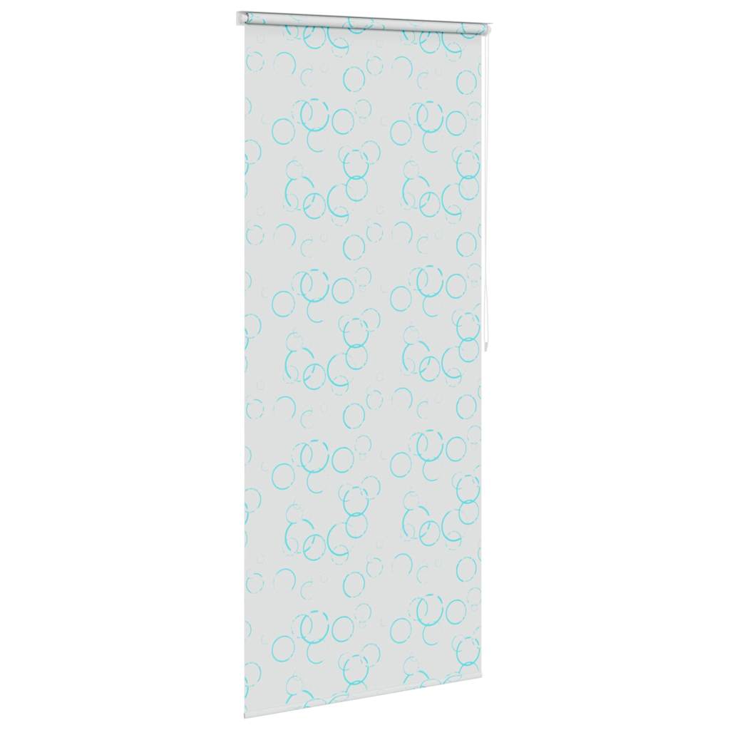 Tenda a Rullo per Doccia 100x240 cm con Motivo a Bolle - homemem39