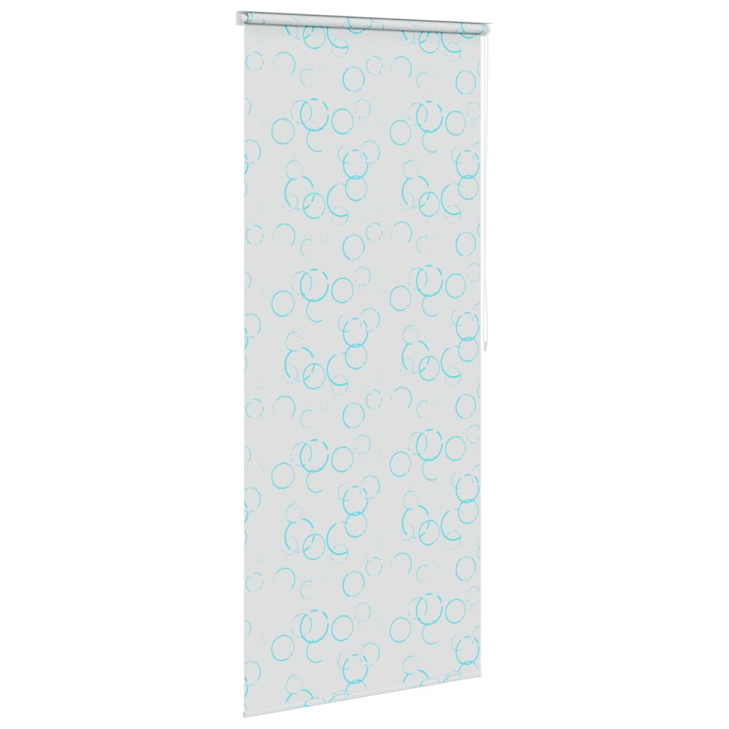 Tenda a Rullo per Doccia 120x240 cm con Motivo a Bolle - homemem39