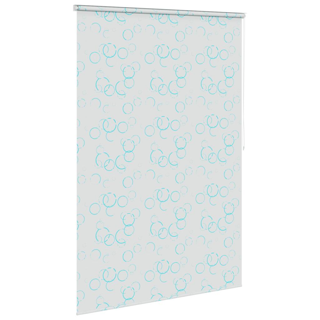 Tenda a Rullo per Doccia 140x240 cm con Motivo a Bolle - homemem39