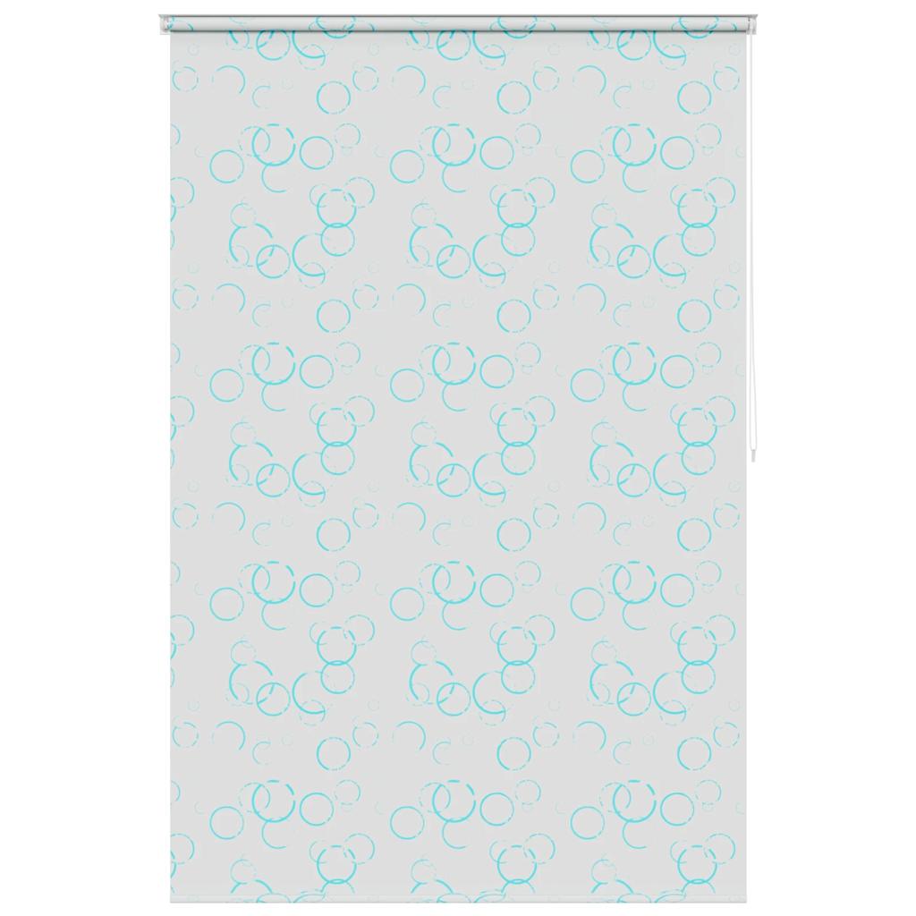 Tenda a Rullo per Doccia 160x240 cm con Motivo a Bolle - homemem39