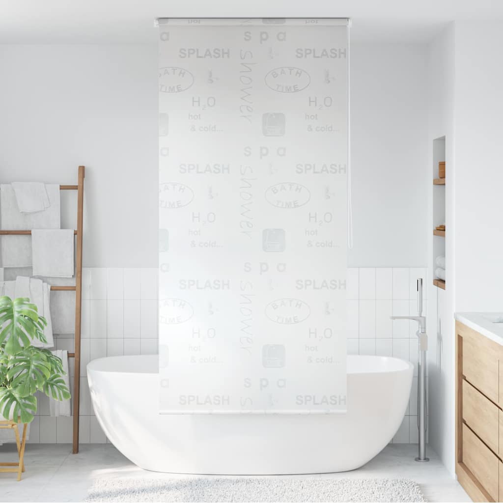 Tenda a Rullo per Doccia 120x240 cm Schizzi - homemem39