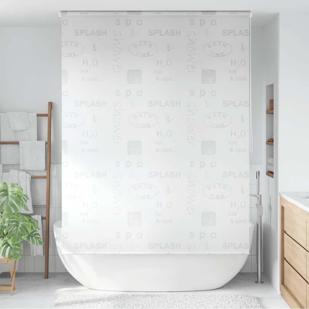 Tenda a Rullo per Doccia 140x240 cm Schizzi - homemem39