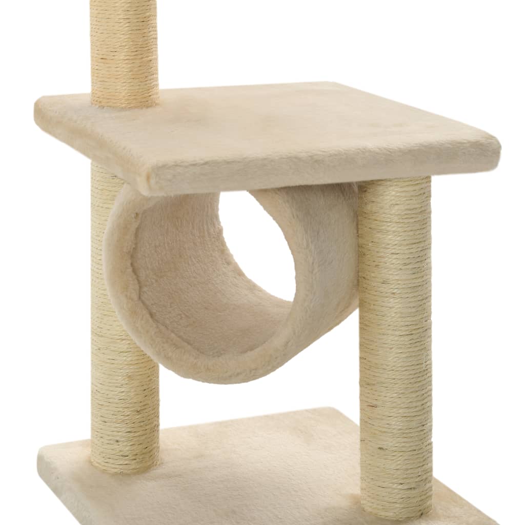 Albero per Gatti con Tiragraffi Sisal 65 cm Beige - homemem39