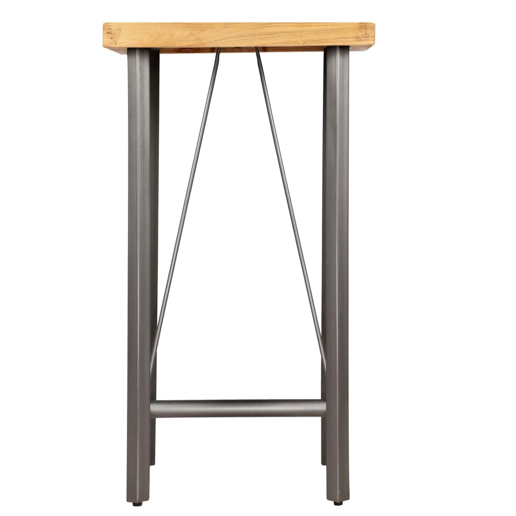 Set da Bar 3 pz in Teak Massello di Recupero - homemem39