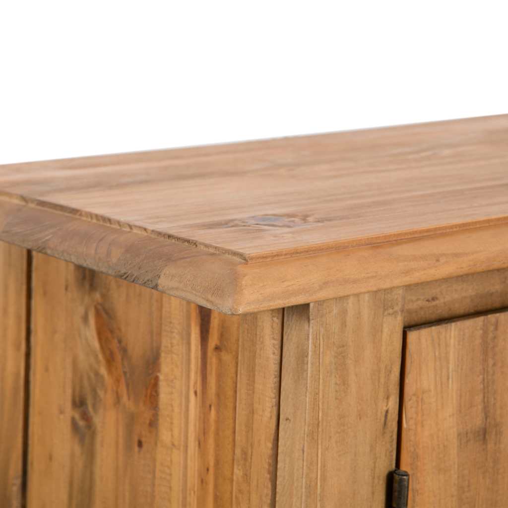 Vanità da Bagno in Legno Massello di Pino 70x32x63 cm - homemem39