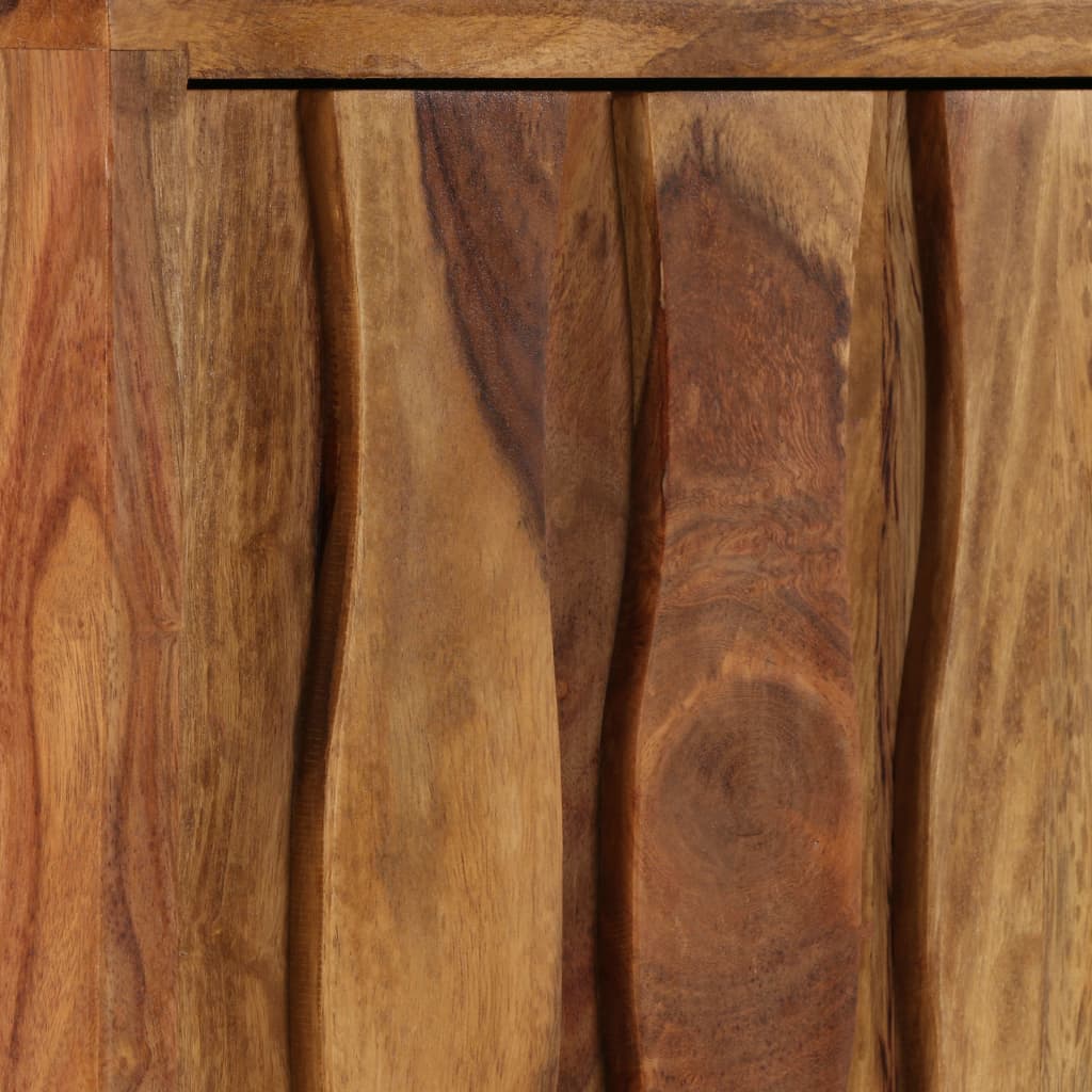 Mobile Porta TV in Legno Massello di Acacia 118x30x40 cm - homemem39
