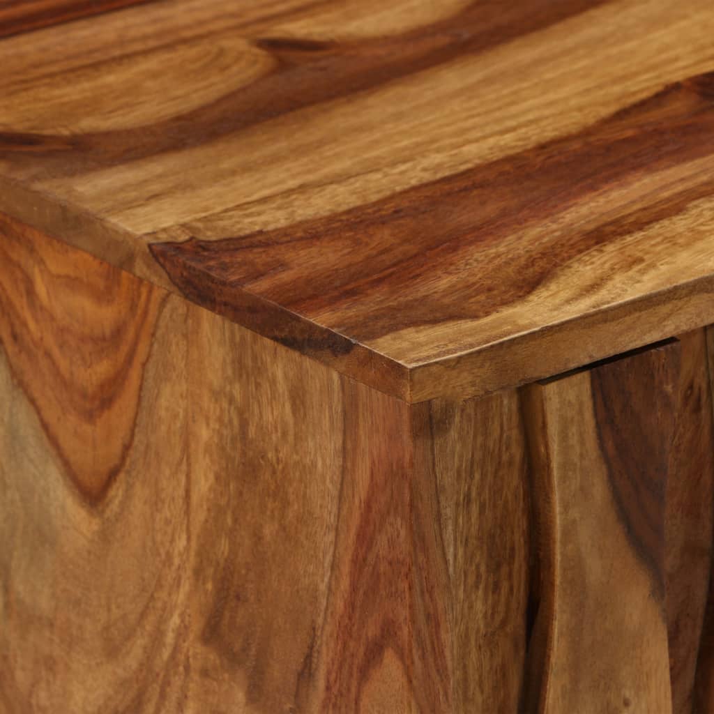 Mobile Porta TV in Legno Massello di Acacia 118x30x40 cm - homemem39