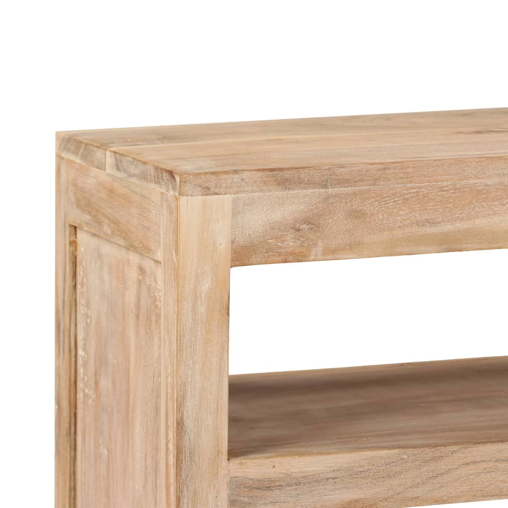 Mobile Porta TV in Legno di Acacia 90x30x55 cm Marrone Chiaro - homemem39