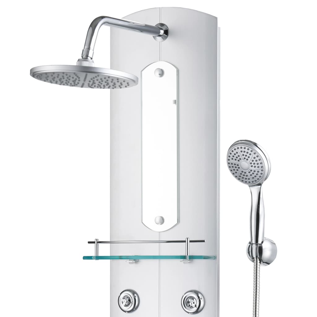 Pannello Doccia 25x43x120 cm Argento - homemem39