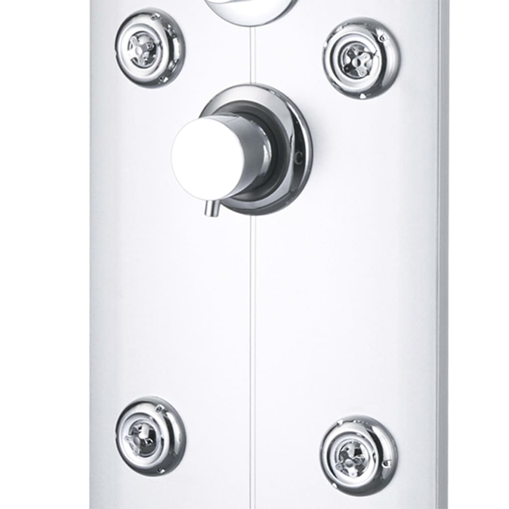 Pannello Doccia 25x43x120 cm Argento - homemem39