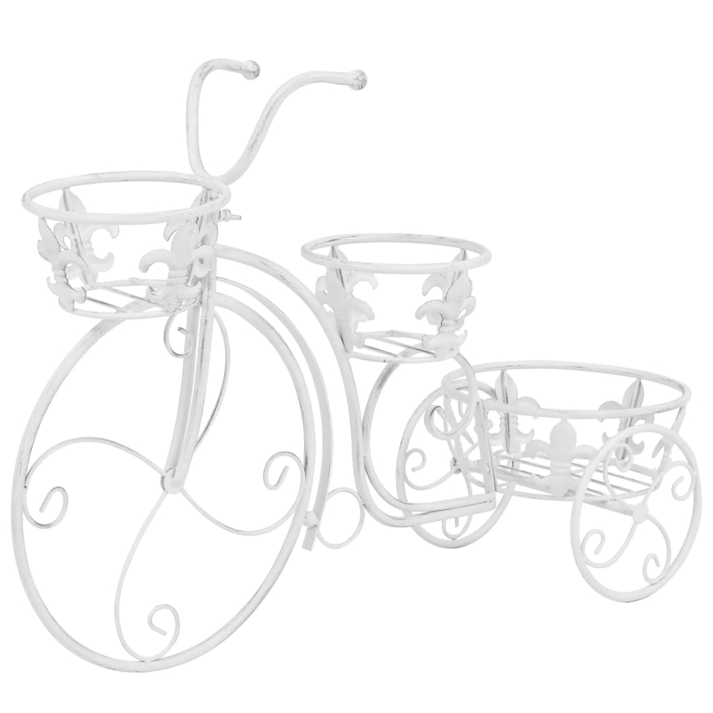 Piedistallo per Piante a Forma di Bici in Stile Vintage Metallo - homemem39